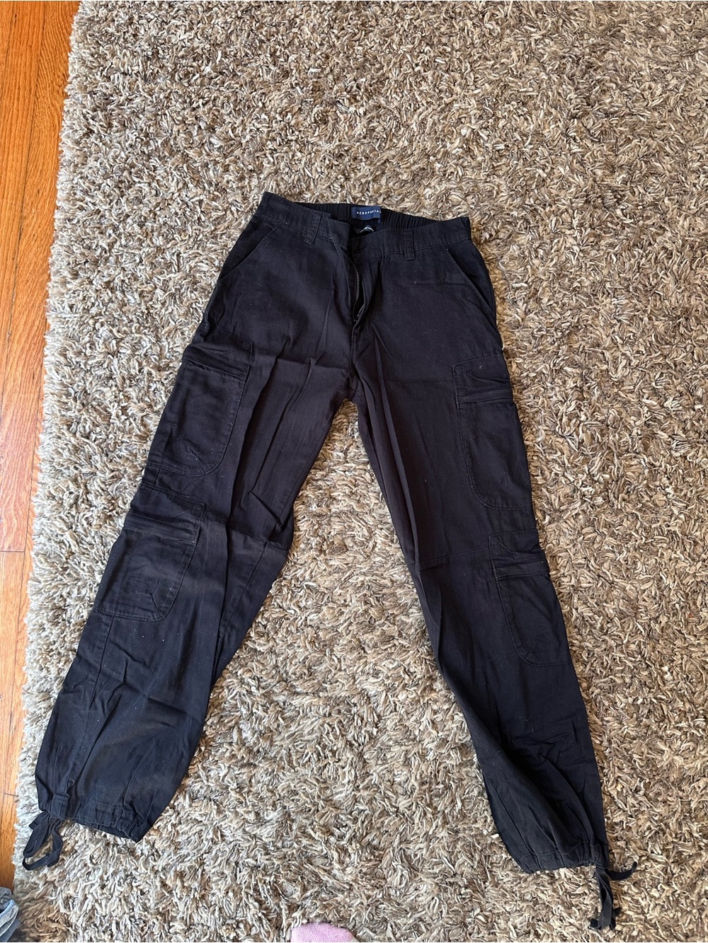 Women’s Black Cargo Jogger Pants